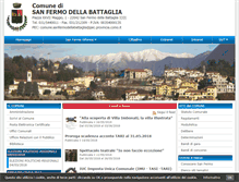 Tablet Screenshot of comune.sanfermodellabattaglia.co.it